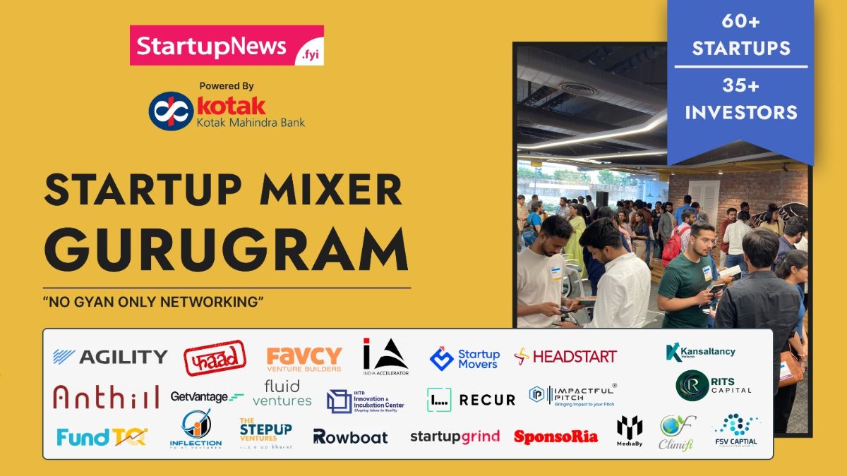 Kotak Mahindra Bank Drives Innovation at the 337th Start-up Mixer by StartupNews.fyi in Gurugram